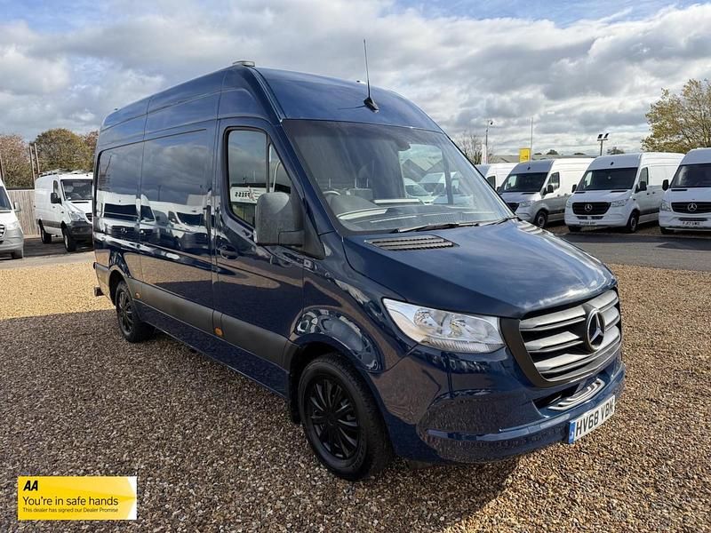 Blue Used 2018 Mercedes Sprinter Van | £14,750 (Expensive) - Image 1/3