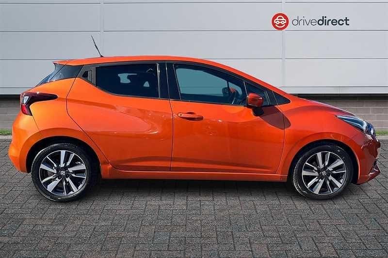 Used Nissan Micra N-Connecta 2017 Orange Hatchback