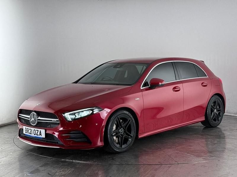 Used Mercedes A35 AMG Executive 306 HP (225 kW) 2021 Red Hatchback