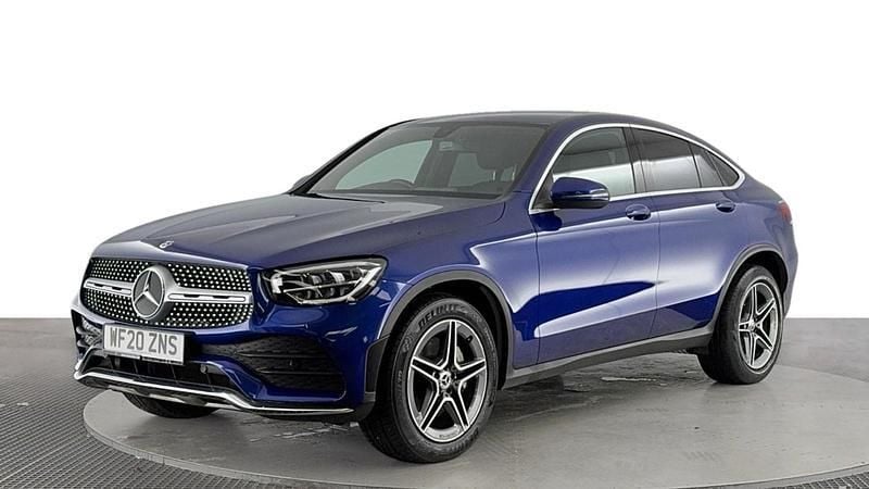Blue Used 2020 Mercedes GLC220 AMG line Coupe | £28,920 (Fair price) - Image 1/4