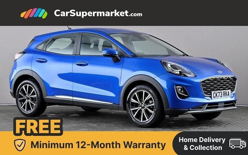 Blue Used 2023 Ford Puma Gen-E Titanium Hatchback | £17,197 (Good price) - Image 1/4