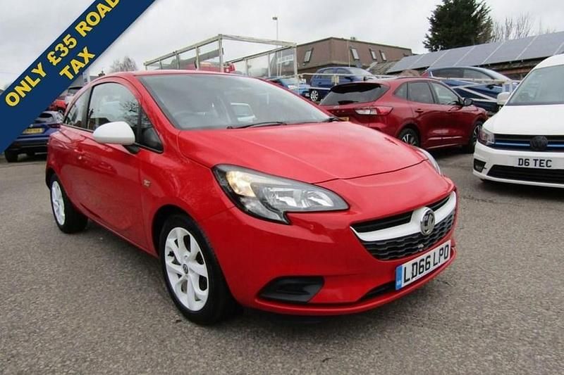 Used Vauxhall Corsa 75 HP (55 kW) 2016 Red Hatchback
