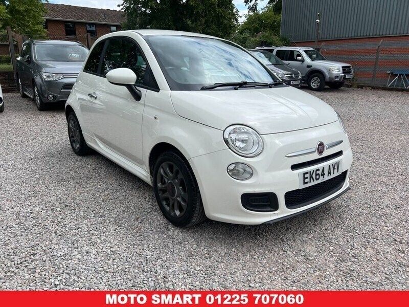 White Used 2014 Fiat 500 S Hatchback | £4,795 (Fair price) - Image 1/4