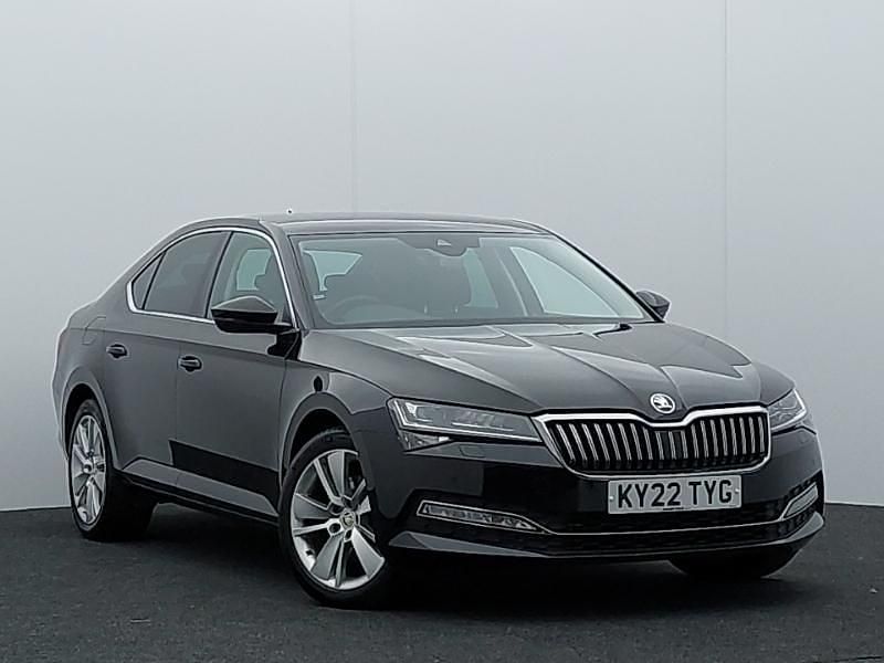 Black Used 2022 Skoda Superb SE L Hatchback | £18,998 (Fair price) - Image 1/4