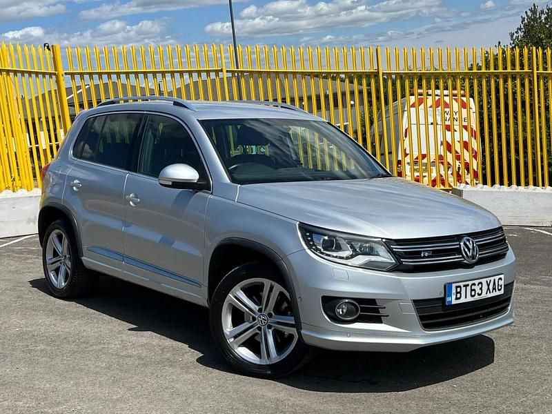 Silver Used 2014 VW Tiguan R-line SUV | £8,394 (Fair price) - Image 1/4