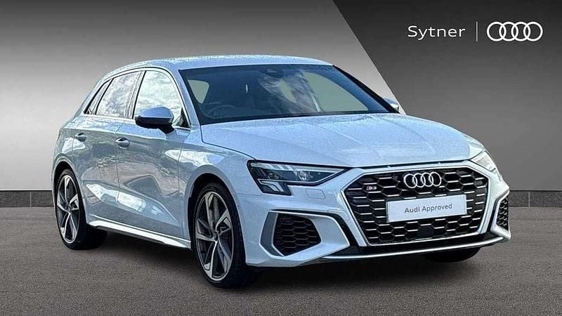 White Used 2022 Audi S3 Sportback Comfort Hatchback | £29,000 - Image 1/4