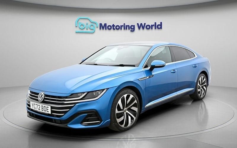 Used VW Arteon R-line 150 HP (110 kW) 2022 Blue Hatchback