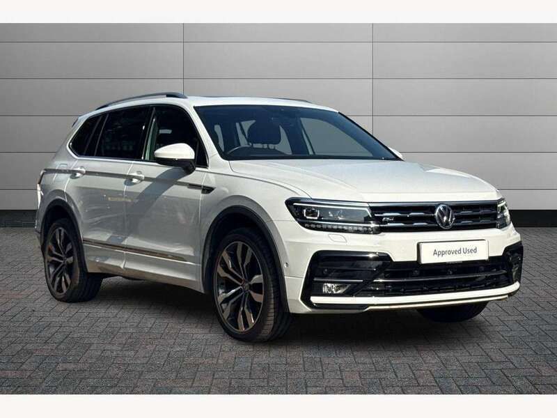 White Used 2020 VW Tiguan Allspace R-line SUV | £24,595 (Fair price) - Image 1/4
