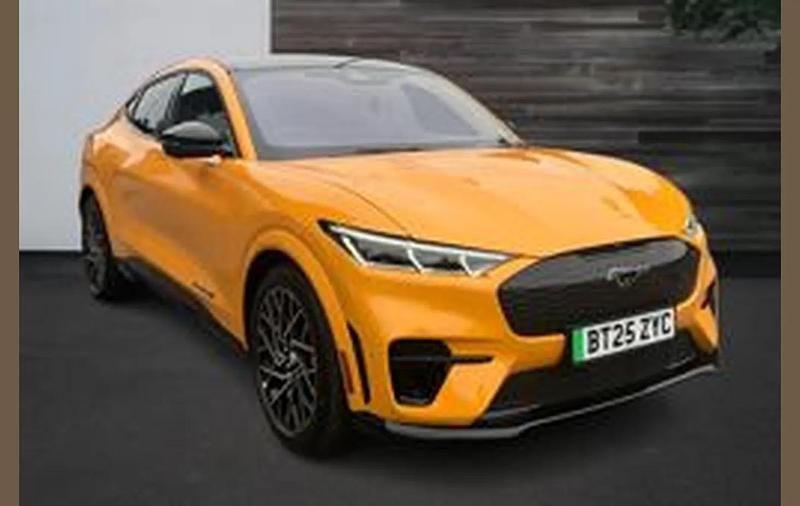 Orange Used 2025 Ford Mustang Mach-E GT SUV | £41,999 (Fair price) - Image 1/4