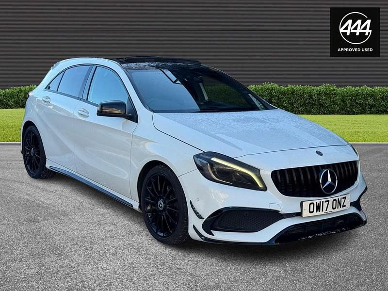 White Used 2017 Mercedes A180 Premium Plus Hatchback | £11,500 (Expensive) - Image 1/4