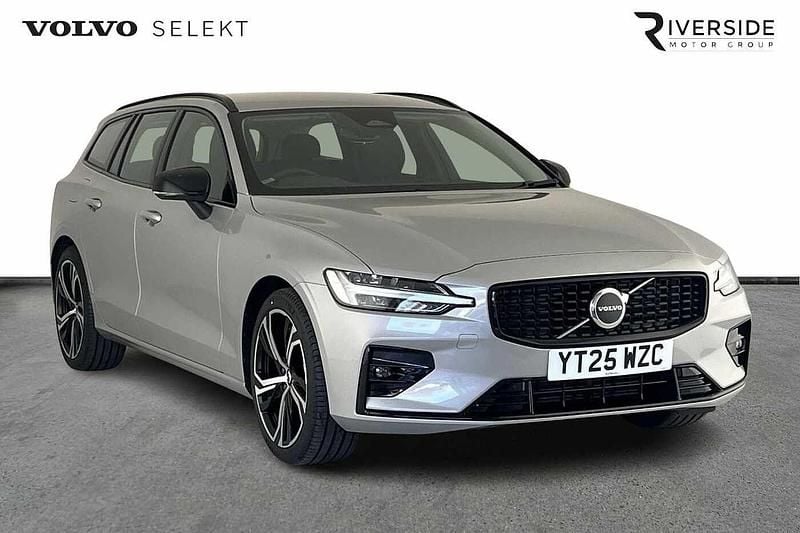Silver Used 2025 Volvo V60 Plus Estate | £34,450 (Fair price) - Image 1/4