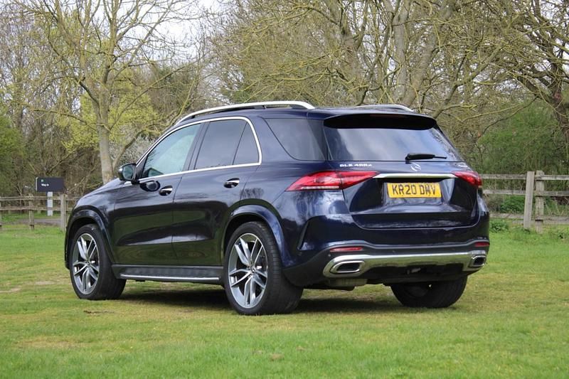Used Mercedes GLE400 AMG line 2020 Blue Estate