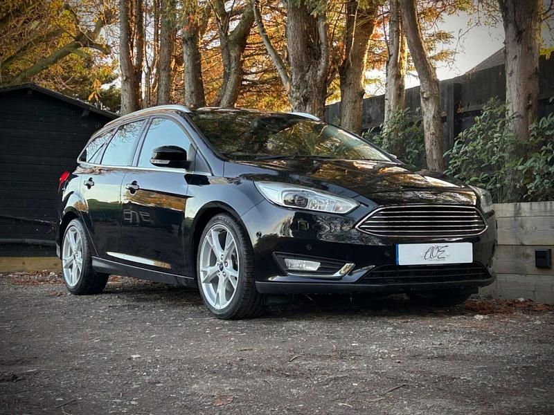 Black Used 2017 Ford Focus Titanium X Estate | £12,390 (Fair price) - Image 1/3