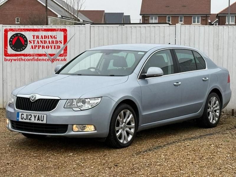 Used Skoda Superb SE 160 HP (117 kW) 2012 Blue Hatchback