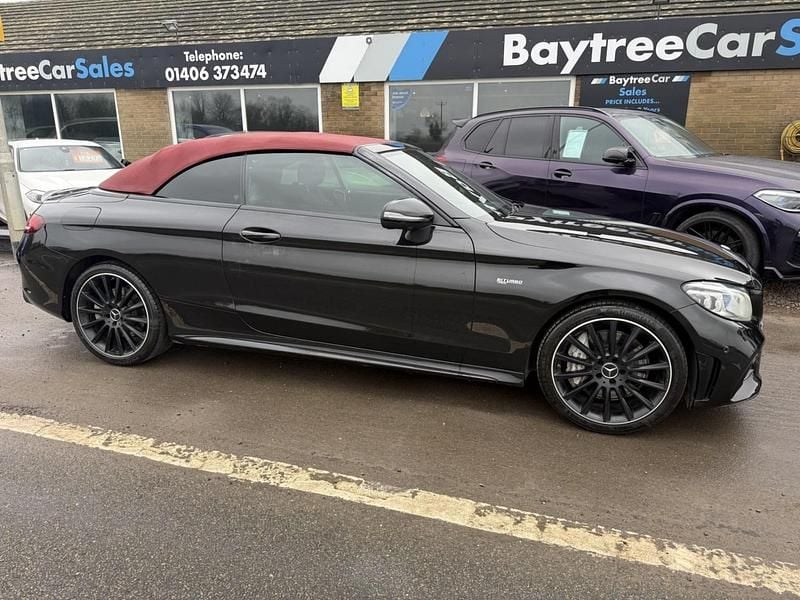 Used Mercedes C43 AMG AMG 385 HP (283 kW) 2019 Black Cabriolet