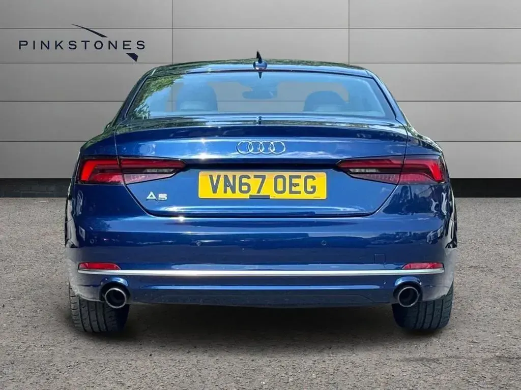 Used Audi A5 Sport 190 HP (139 kW) 2017 Blue Coupe