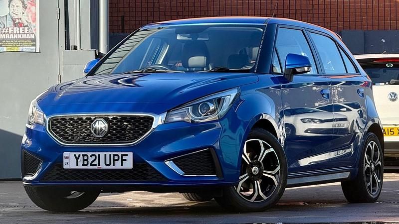 Used MG MG3 Exclusive 106 HP (77 kW) 2021 Blue Hatchback