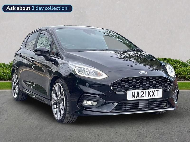 Black Used 2021 Ford Fiesta ST-Line X Hatchback | £13,795 (Fair price) - Image 1/4