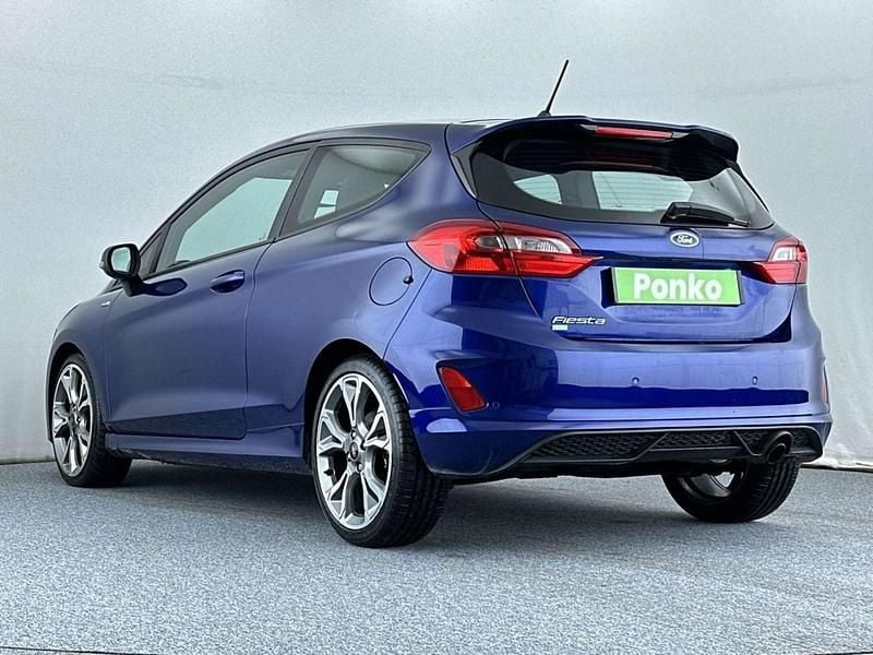 Used Ford Fiesta ST-Line 100 HP (73 kW) 2018 Blue Hatchback