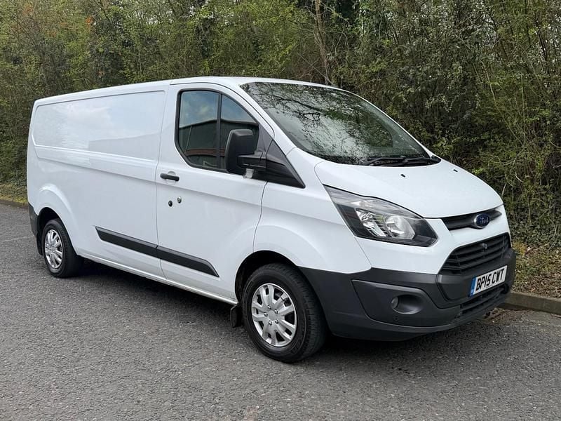 Used Ford Transit Custom 125 HP (91 kW) 2015 White Van