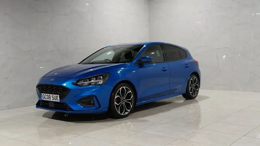 Used Ford Focus ST-Line X 125 HP (91 kW) 2018 Blue Hatchback