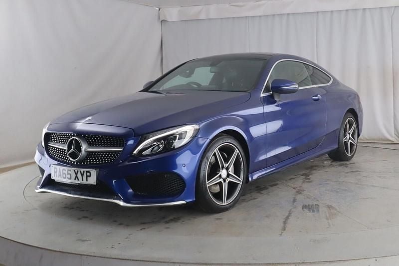 Blue Used 2016 Mercedes C220 AMG Line Premium Coupe | £13,990 (A bit pricey) - Image 1/3