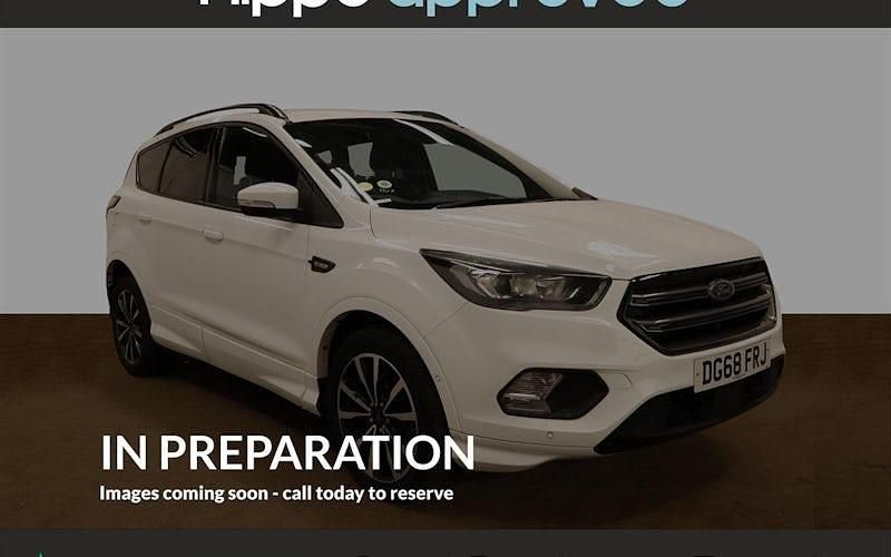 White Used 2018 Ford Kuga ST-Line SUV | £14,480 (A bit pricey) - Image 1/4