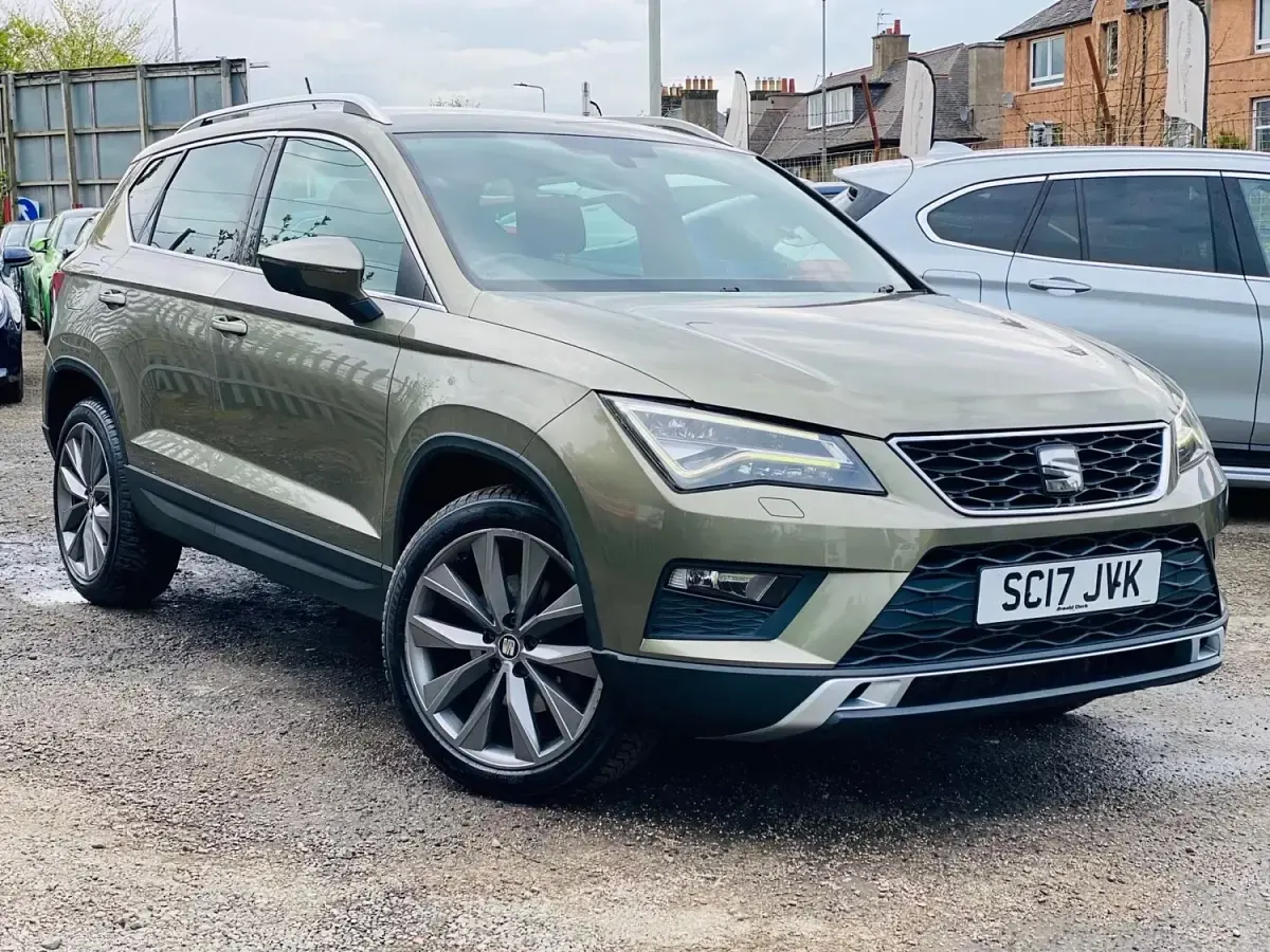 Begagnad Seat Ateca 4Drive 150 HK (110 kW) 2017 Grön SUV