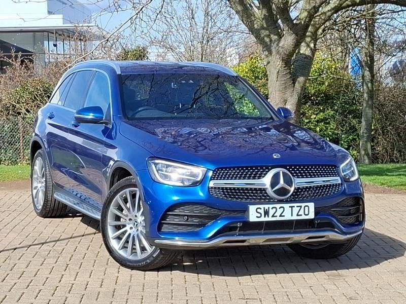 Used Mercedes GLC300 AMG Line Premium 245 HP (180 kW) 2022 Blue SUV