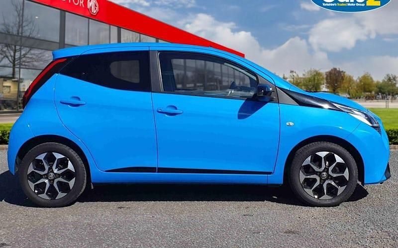 Begagnad Toyota Aygo Trend 72 HK (52 kW) 2019 Blå Halvkombi