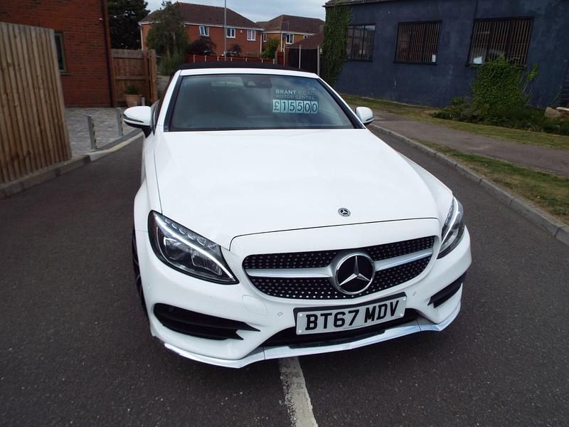 White Used 2017 Mercedes C200 AMG line Cabriolet | £14,500 (Fair price) - Image 1/4