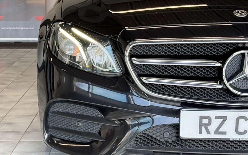 Used Mercedes E220 AMG line 194 HP (142 kW) 2020 Black Sedan