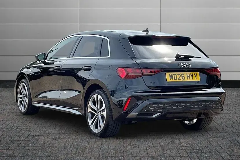 New Audi A3 Sportback S-Line 201 HP (147 kW) 2026 Mythos black Hatchback