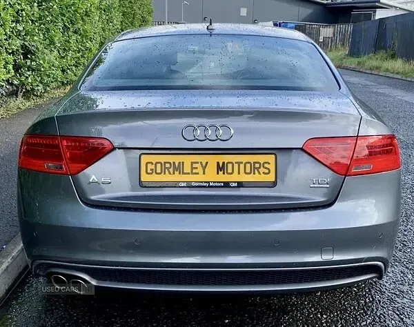 Used Audi A5 S-Line 177 HP (130 kW) 2015 Grey Coupe