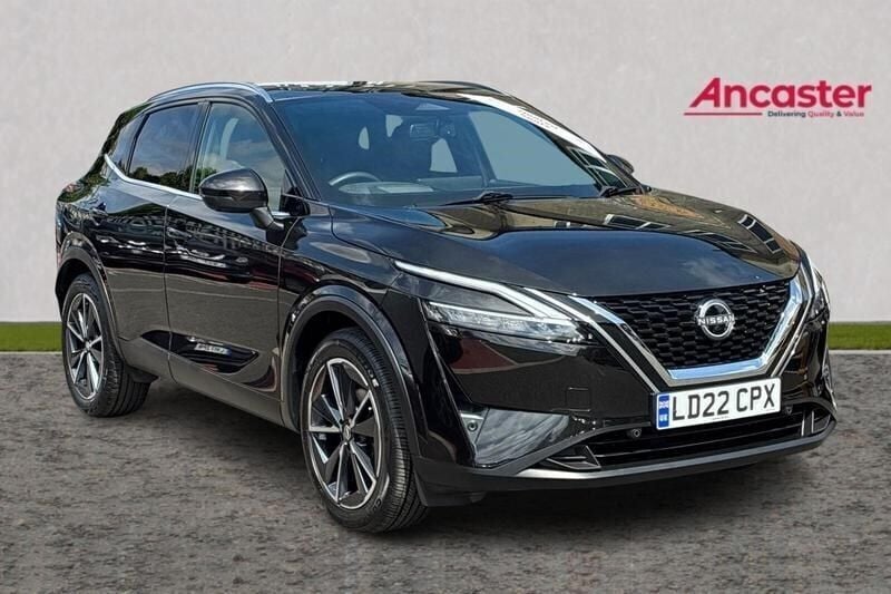 Black Used 2022 Nissan Qashqai Tekna SUV | £20,775 (Expensive) - Image 1/4