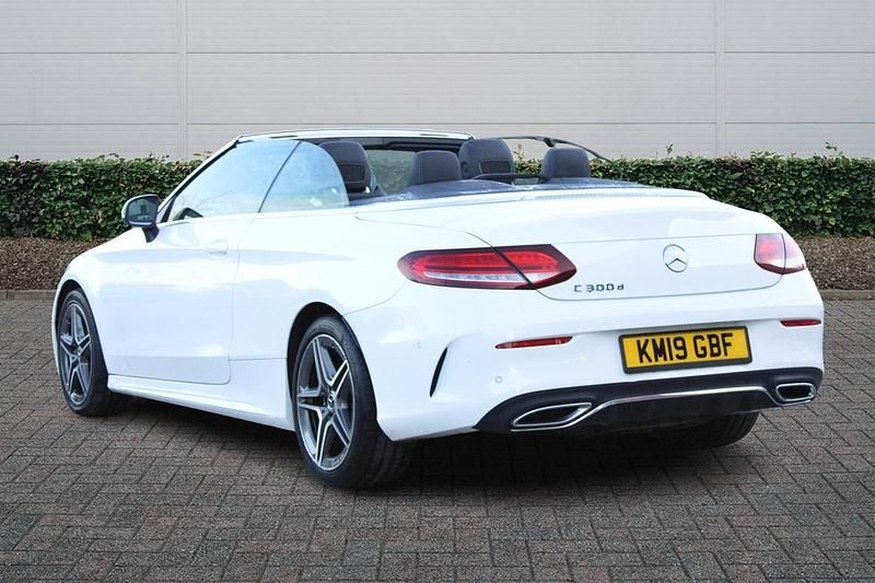 Used Mercedes C300 AMG Line Premium 2019 White Cabriolet