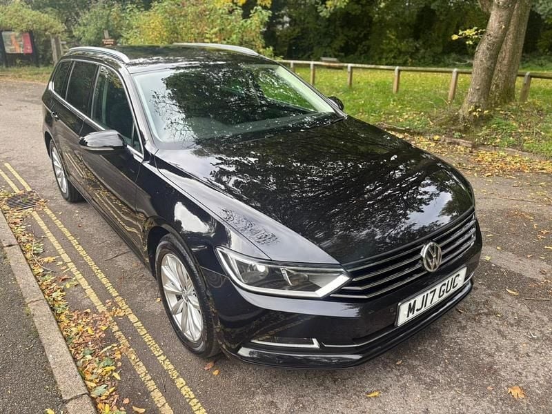 Black Used 2017 VW Passat Business Estate | £7,995 (Good price) - Image 1/4