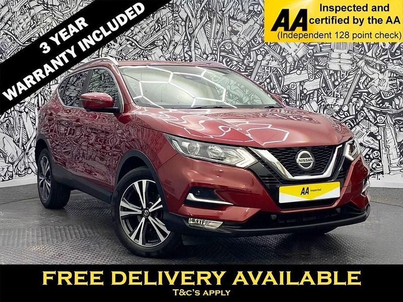 Red Used 2019 Nissan Qashqai N-Connecta SUV | £15,395 (Fair price) - Image 1/2