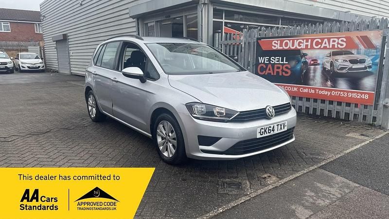 Silver Used 2014 VW Golf Sportsvan S MPV | £2,995 (Fair price) - Image 1/4