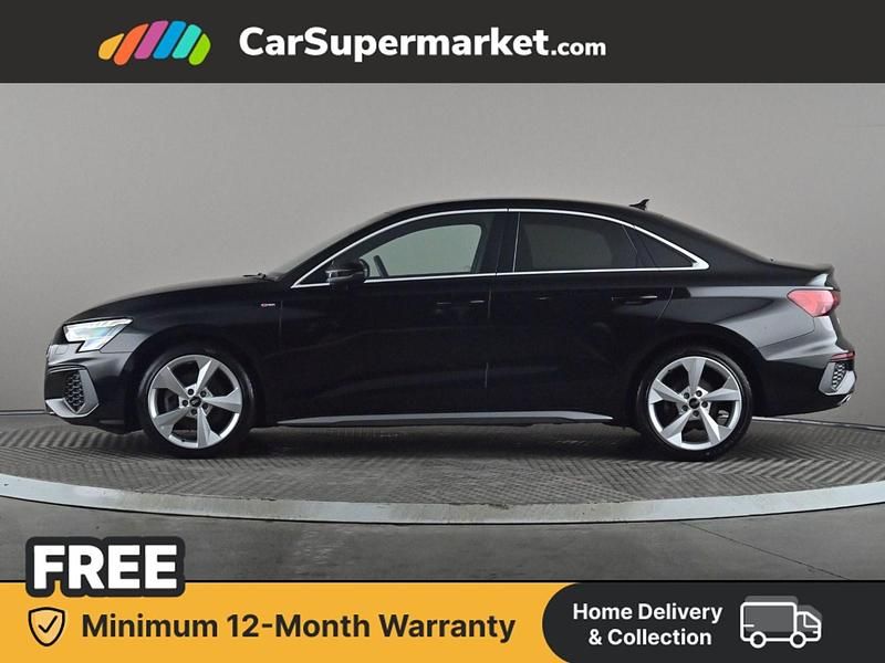 Used Audi A3 S-Line 150 HP (110 kW) 2020 Black Sedan