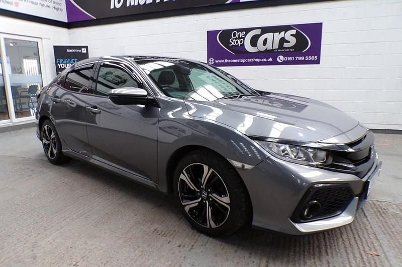 Used Honda Civic EX 129 HP (94 kW) 2018 Grey Hatchback