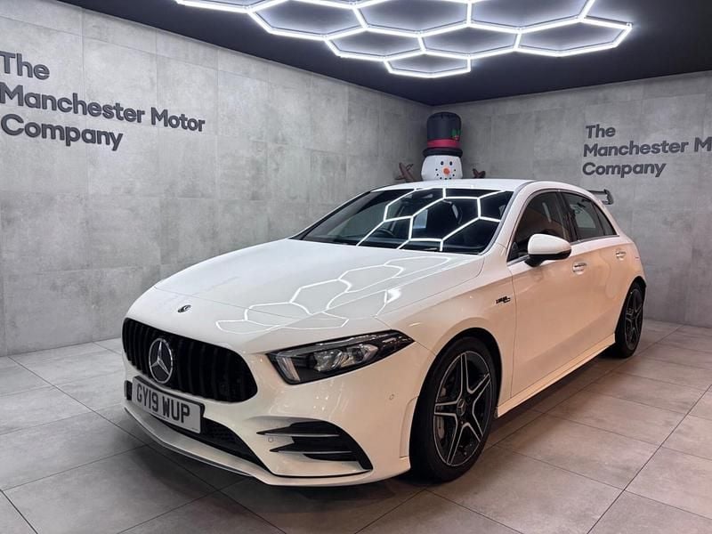 White Used 2019 Mercedes A35 AMG Premium Hatchback | £21,480 (Good price) - Image 1/4