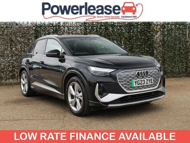 Used Audi Q4 e-tron S-Line 125 kW (170 HP) 2023 Black SUV