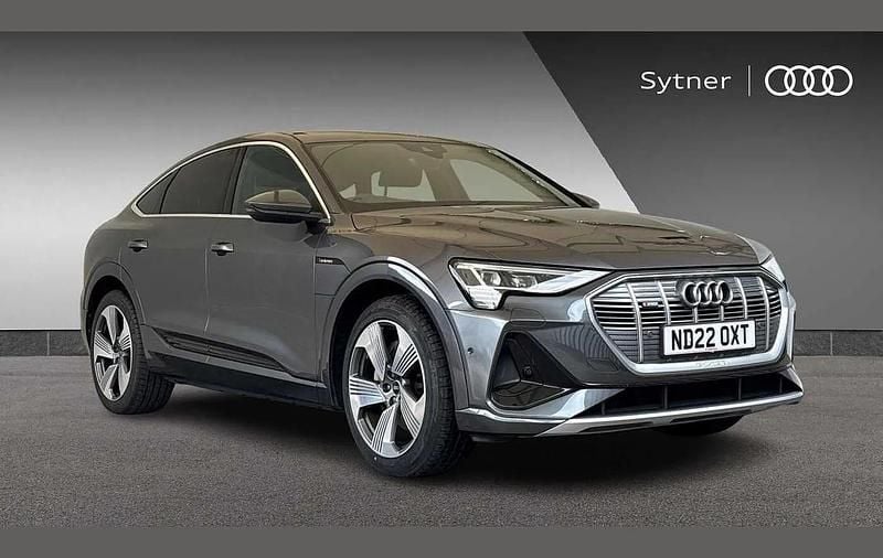 Grey Used 2022 Audi e-tron Sportback S-Line SUV | £26,500 (Fair price) - Image 1/4