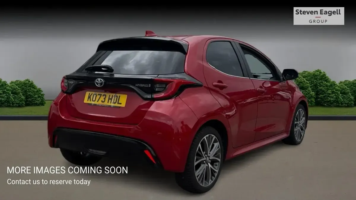 Used Toyota Yaris Hybrid 2024 Red Hatchback