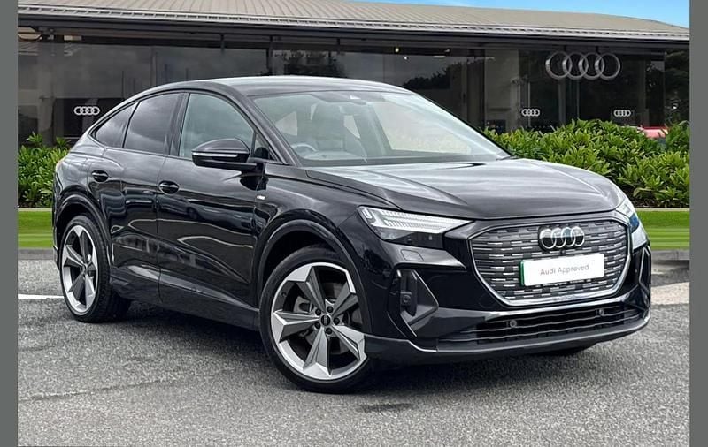 Black Used 2024 Audi Q4 Sportback e-tron Black Edition SUV | £37,395 (Super price) - Image 1/4