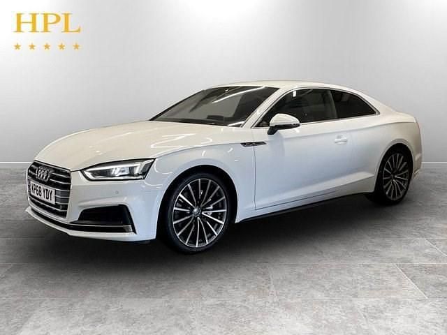 Used Audi A5 S-Line 190 HP (139 kW) 2018 White Coupe