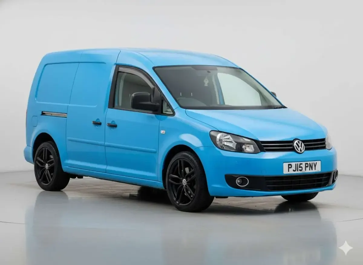 Used VW Caddy Startline 102 HP (75 kW) 2015 Blue MPV