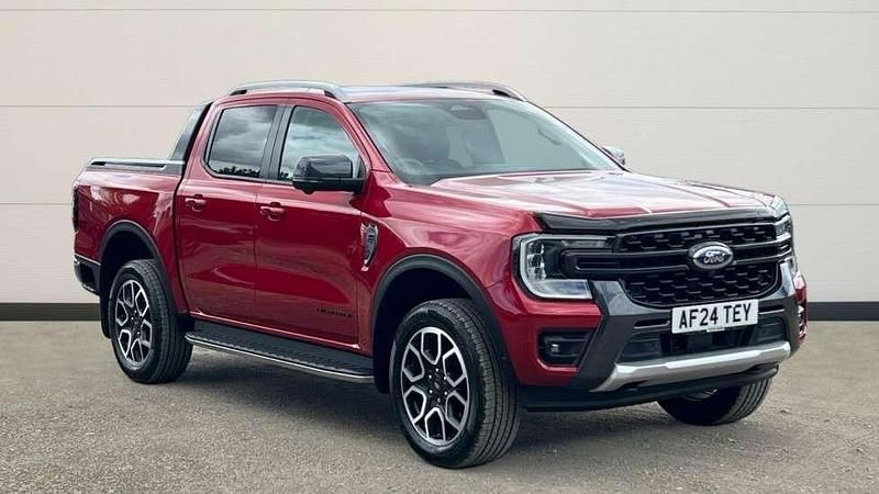Red Used 2024 Ford Ranger Wildtrack Pickup | £35,994 (Good price) - Image 1/4