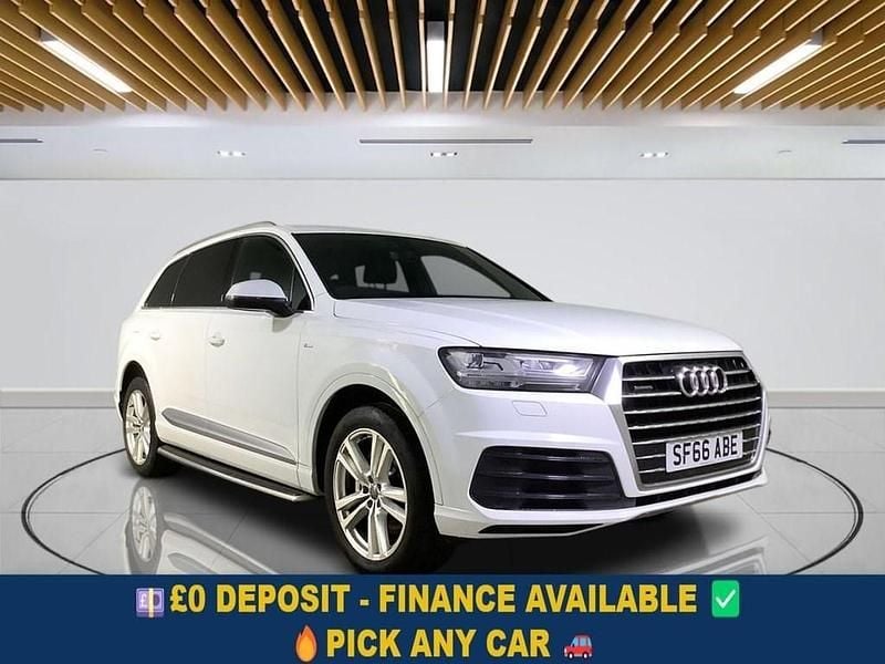 White Used 2016 Audi Q7 S-Line SUV | £20,699 (Fair price) - Image 1/4